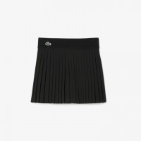 SAIA SHORTS LACOSTE PLISSADA ULTRA DRY - PRETO